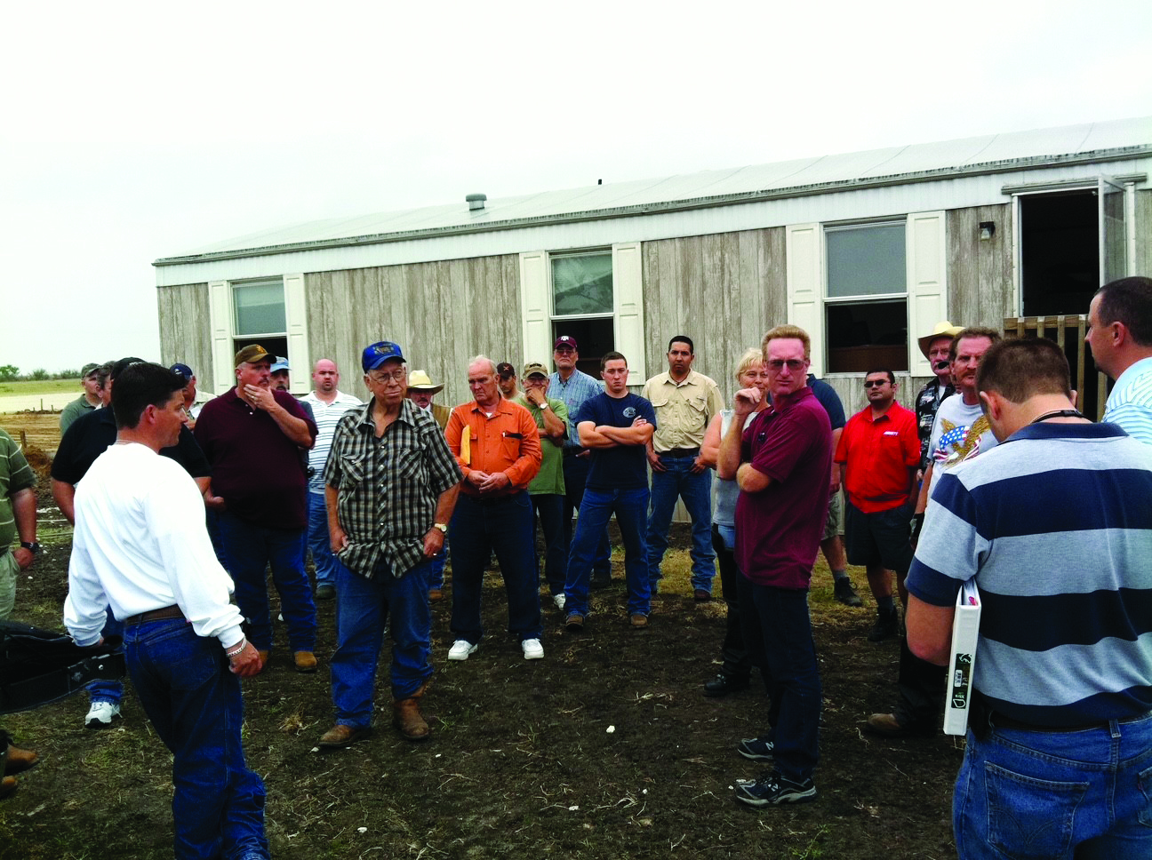 Coastal Plains Trucking celebrates the 14th anniversary of their first safety meeting, pictured here.