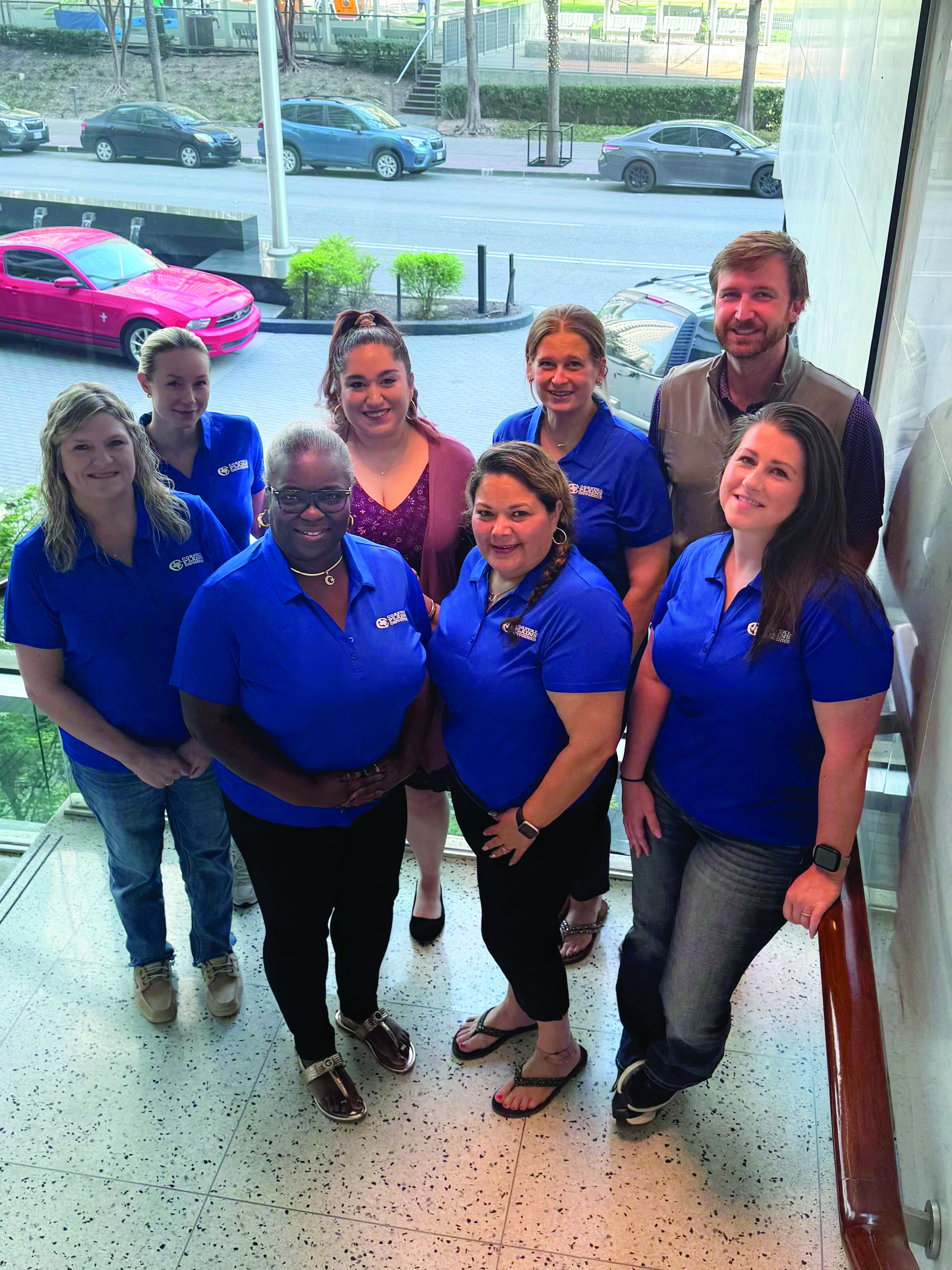 Coastal Plains Trucking's cryo team is pictured.